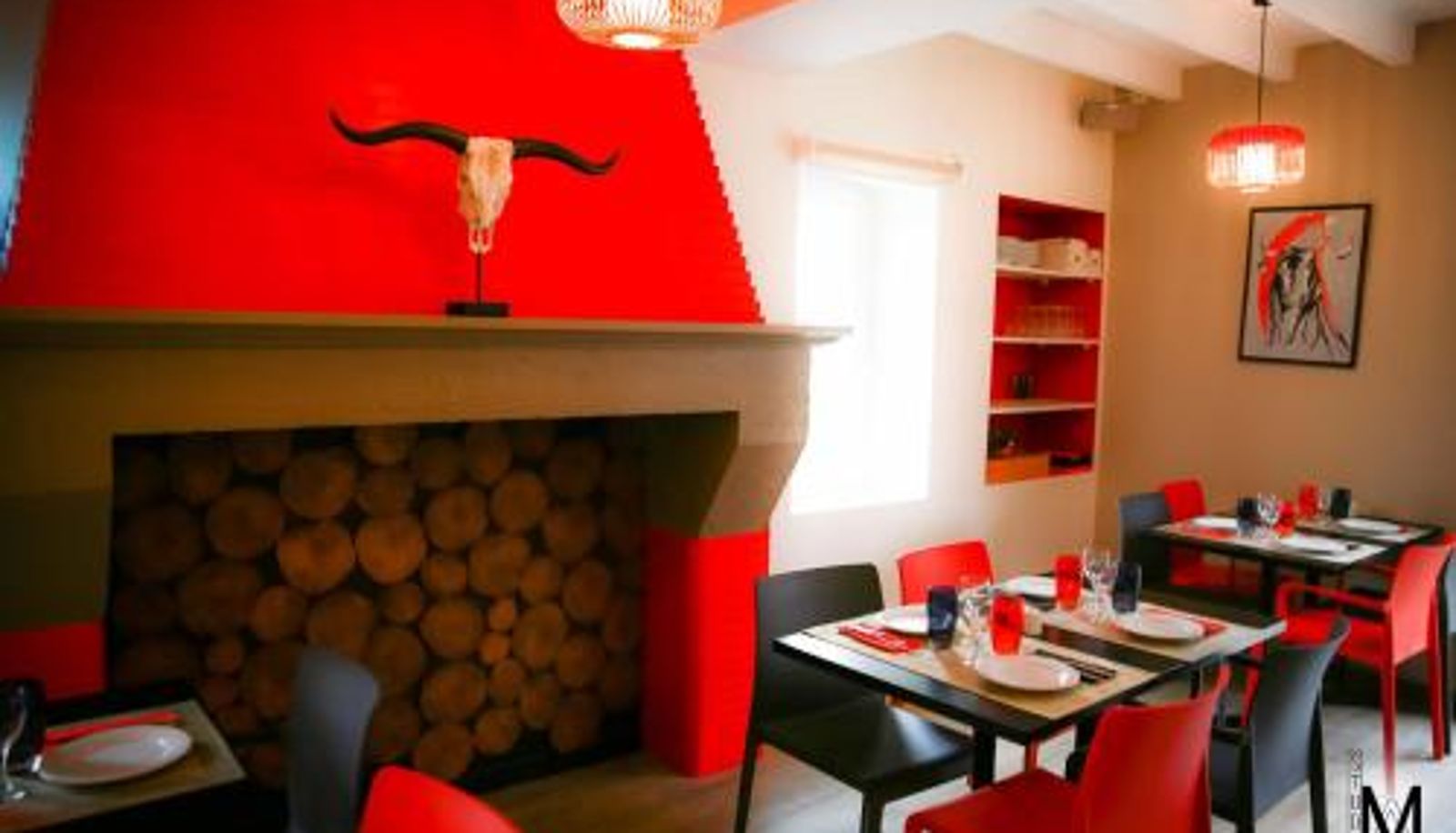 Sala śniadaniowa w restauracji - Au Coeur Des Landes