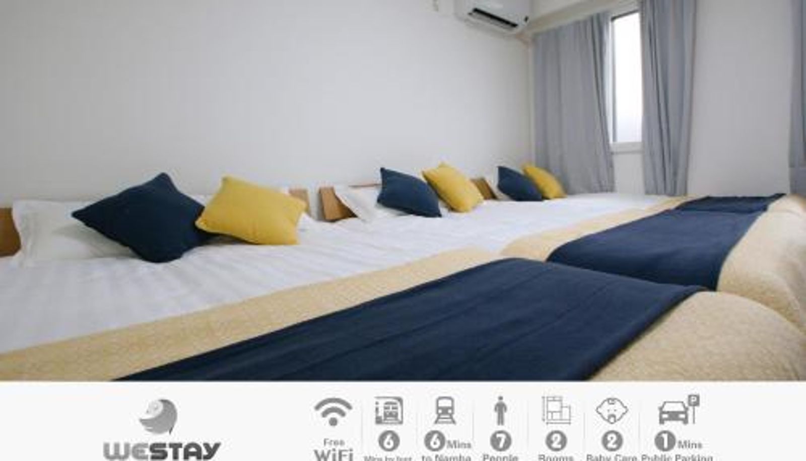 Información - No 206 Westay Designers House 6 mins to Shinsaibashi