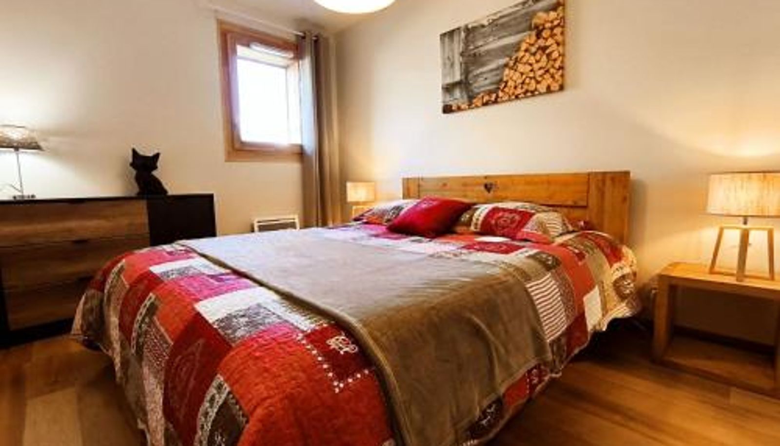Standaardkamer - Appartement lumineux T3 pour 4-6 pers avec WIFI et parking à Samoëns - FR-1-624-128