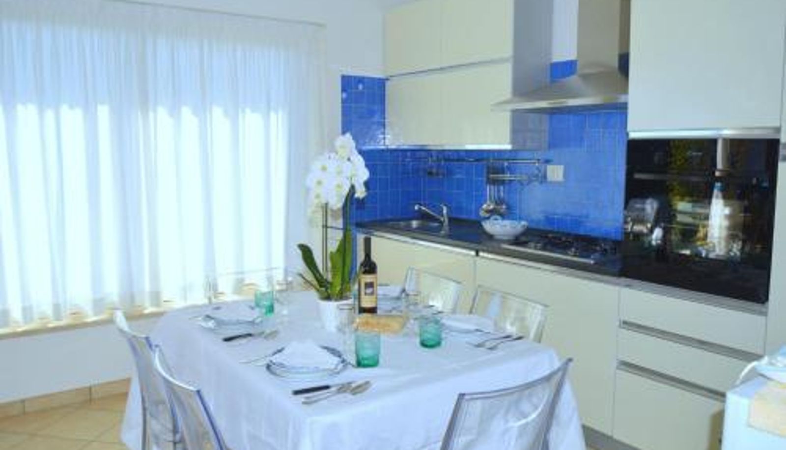 Ontbijtzaal in het restaurant - Villa con barbecue con giardino vista mare