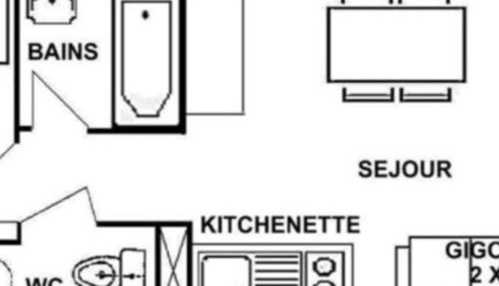 Standaardkamer - proche commerces - FR-1-594-215 Studio cabine 4 pers aux Saisies