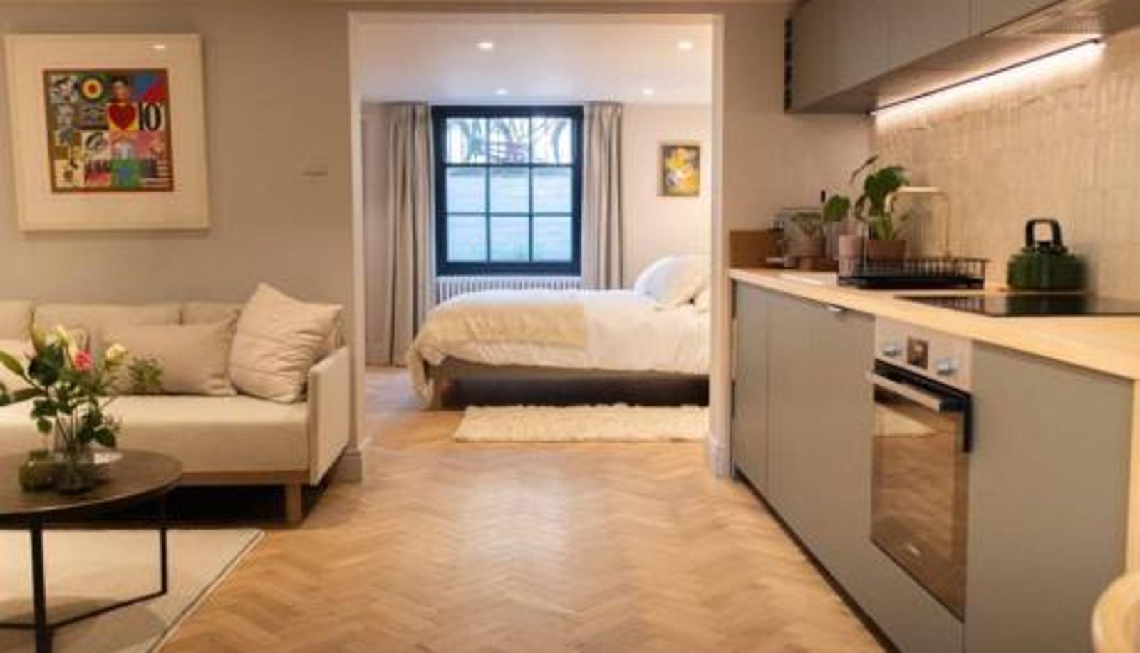 Chambre - Stunning townhouse apartment in central Cambridge