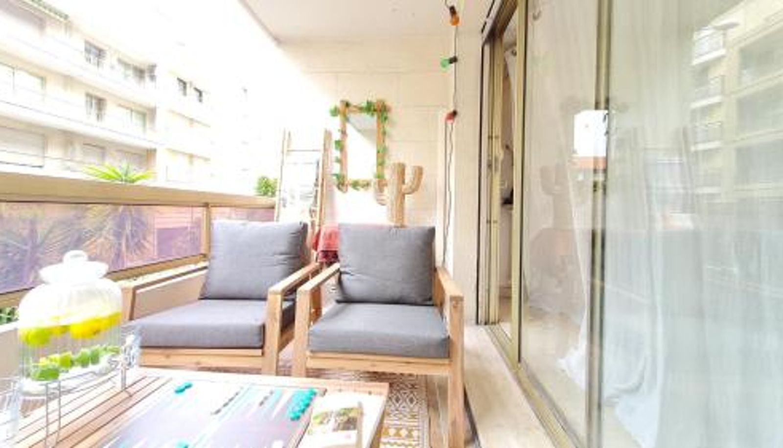 Terrasse - Happy Stay Cannes - 2 Terraces - 1min to the beach