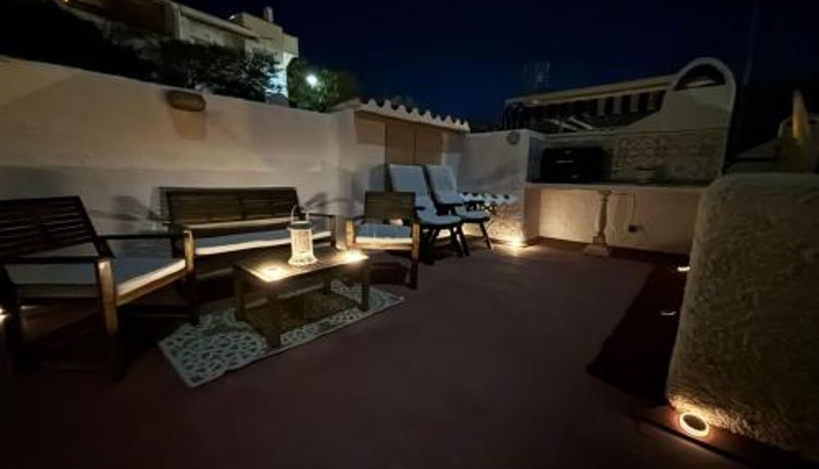 Terraza - Casita Serena con Vistas al Mar Solarium Privado Piscina para Adultos y Niños