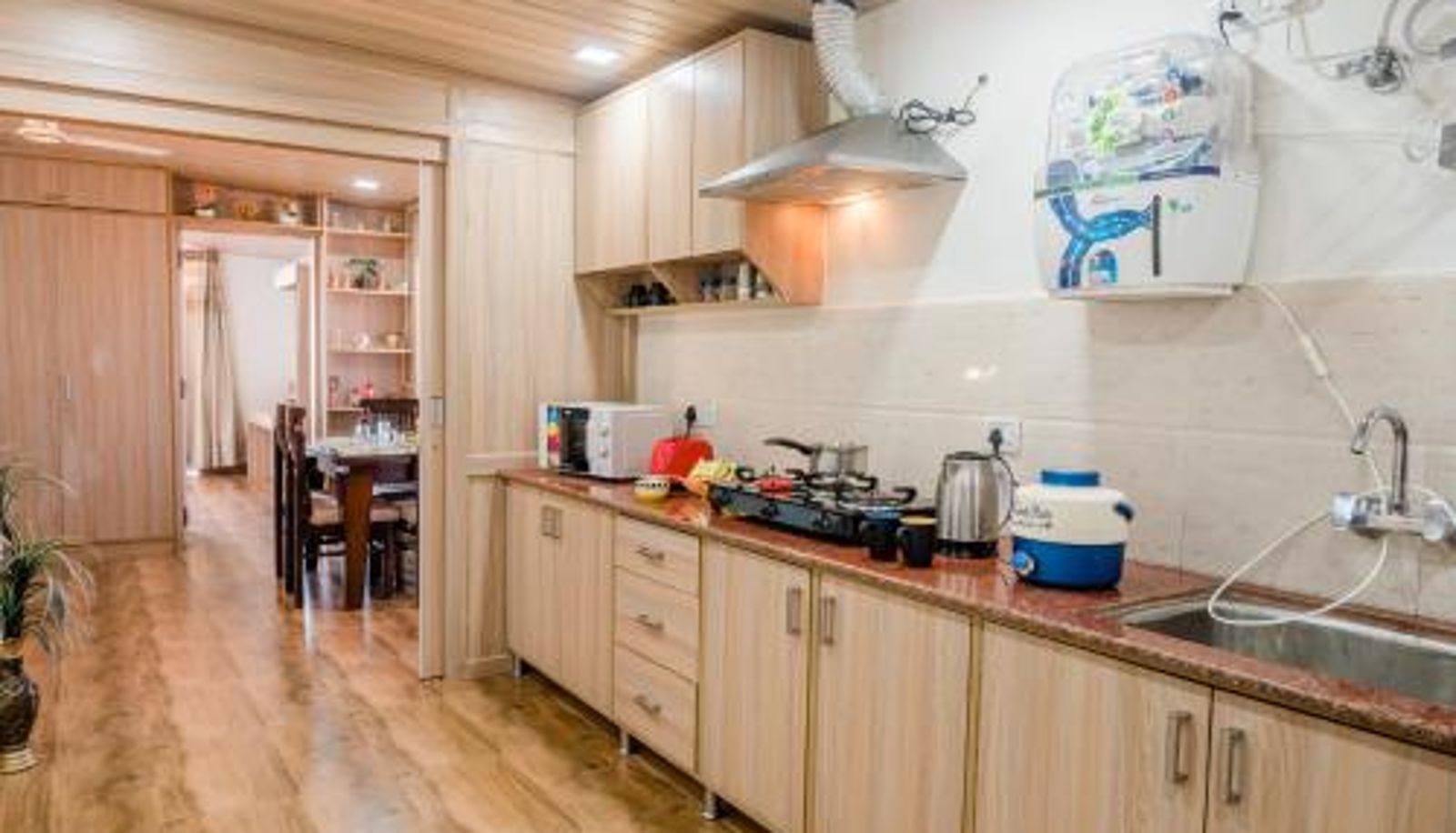 Keuken - Wind 2BHK By Wabi Sabi Stays Private Balcony