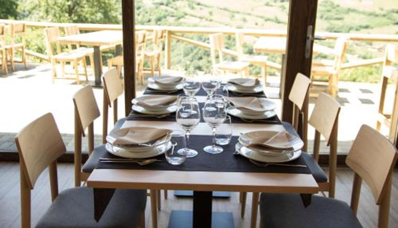 Ontbijtzaal in het restaurant - CieloAstur Complejo Turístico