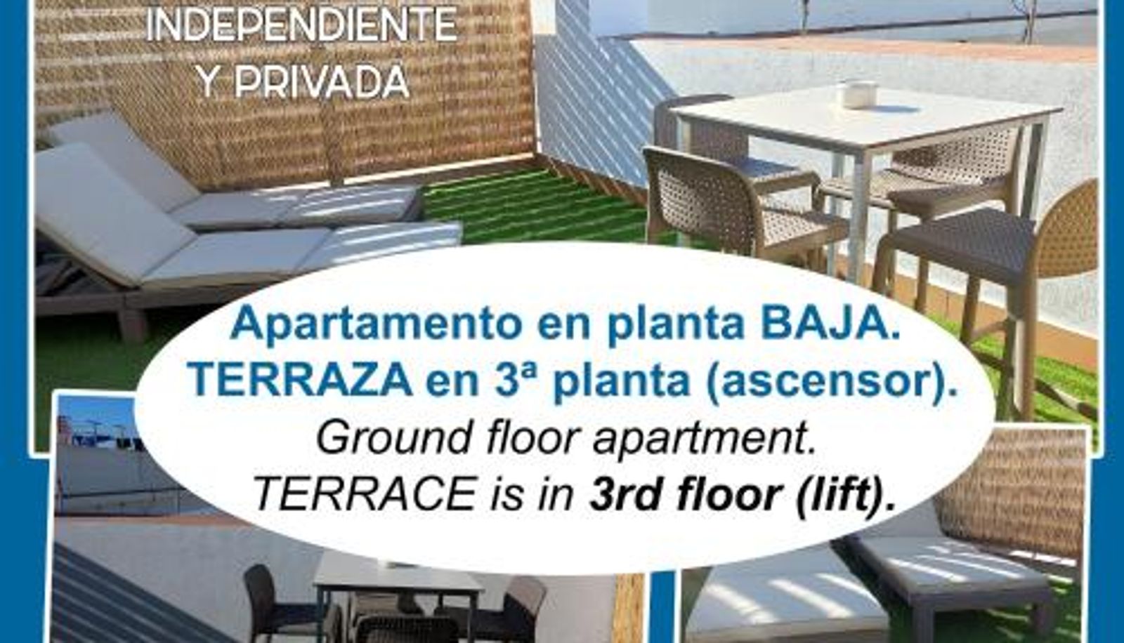 Appartement - BRUJULA ground floor indoor apartment by Cadiz4Rentals