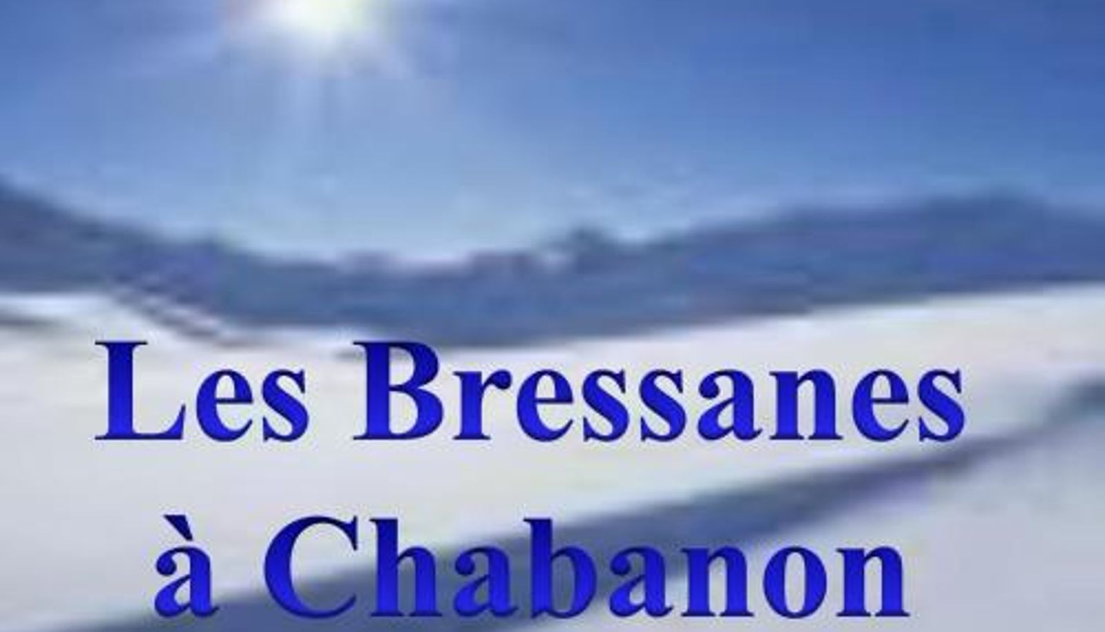 Info - Appartements les Bressanes