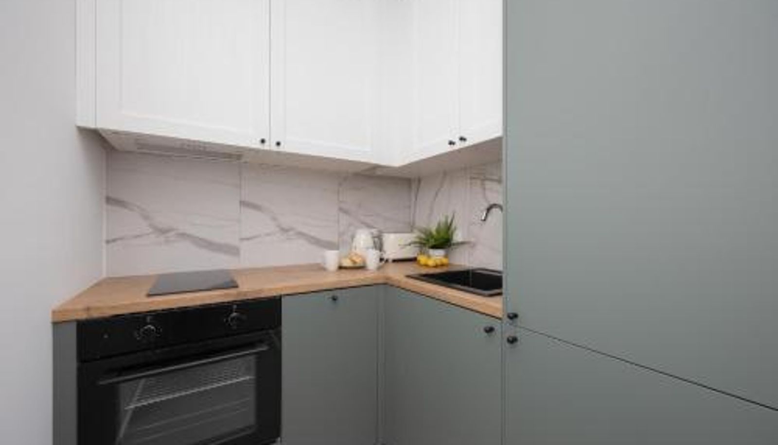 Küche - Elegancki Apartament dla 4 osób w Warszawie by Noclegi Renters