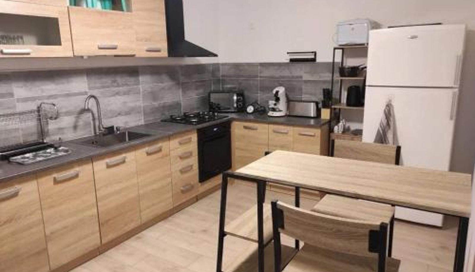 Kuchnia - Appartement chaleureux à Nevy-sur-Seille 70 m² avec Wifi