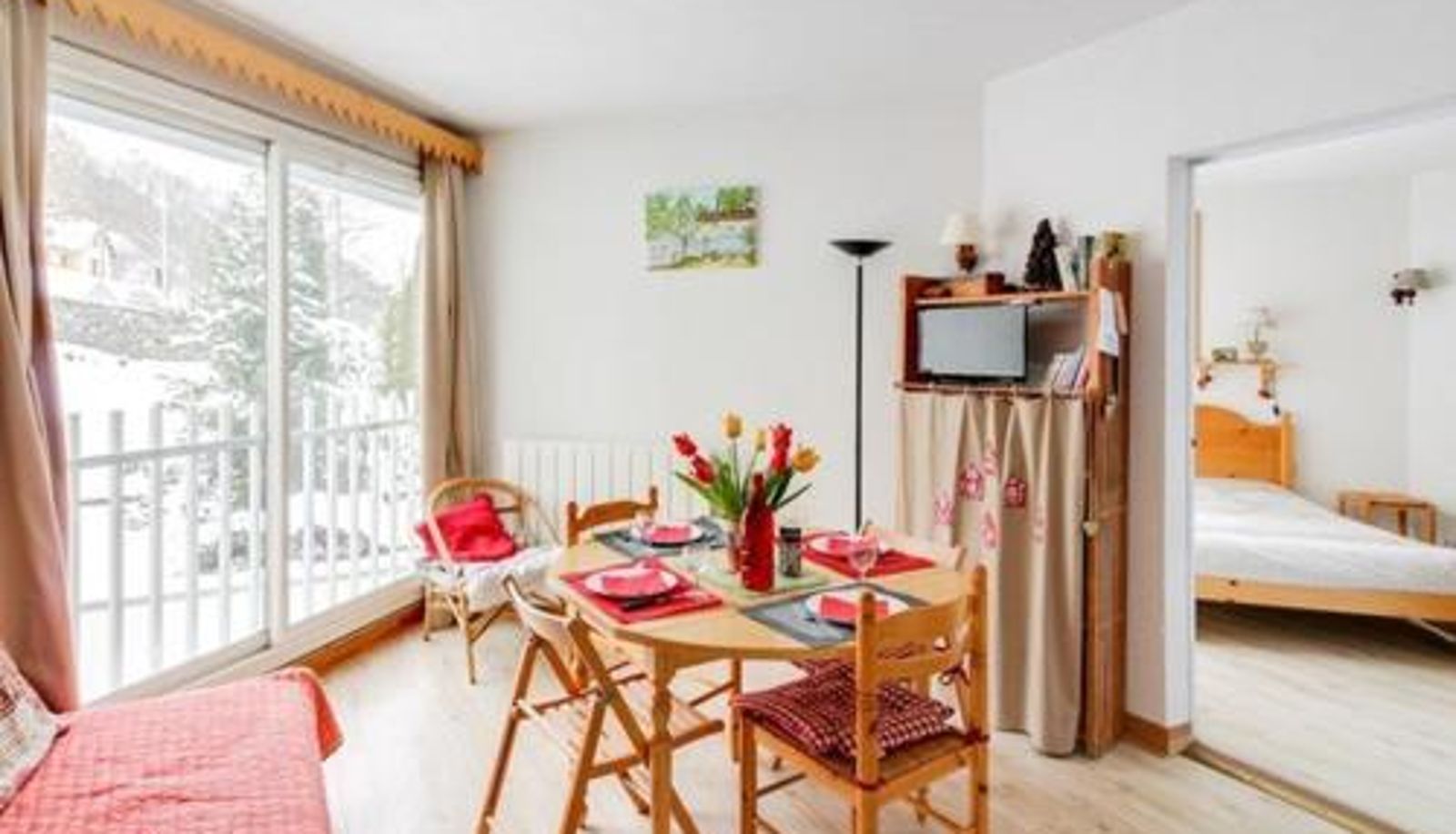 Info - proche commerces et ski - FR-1-403-39  parking  6 pers. Appartement T2 lumineux