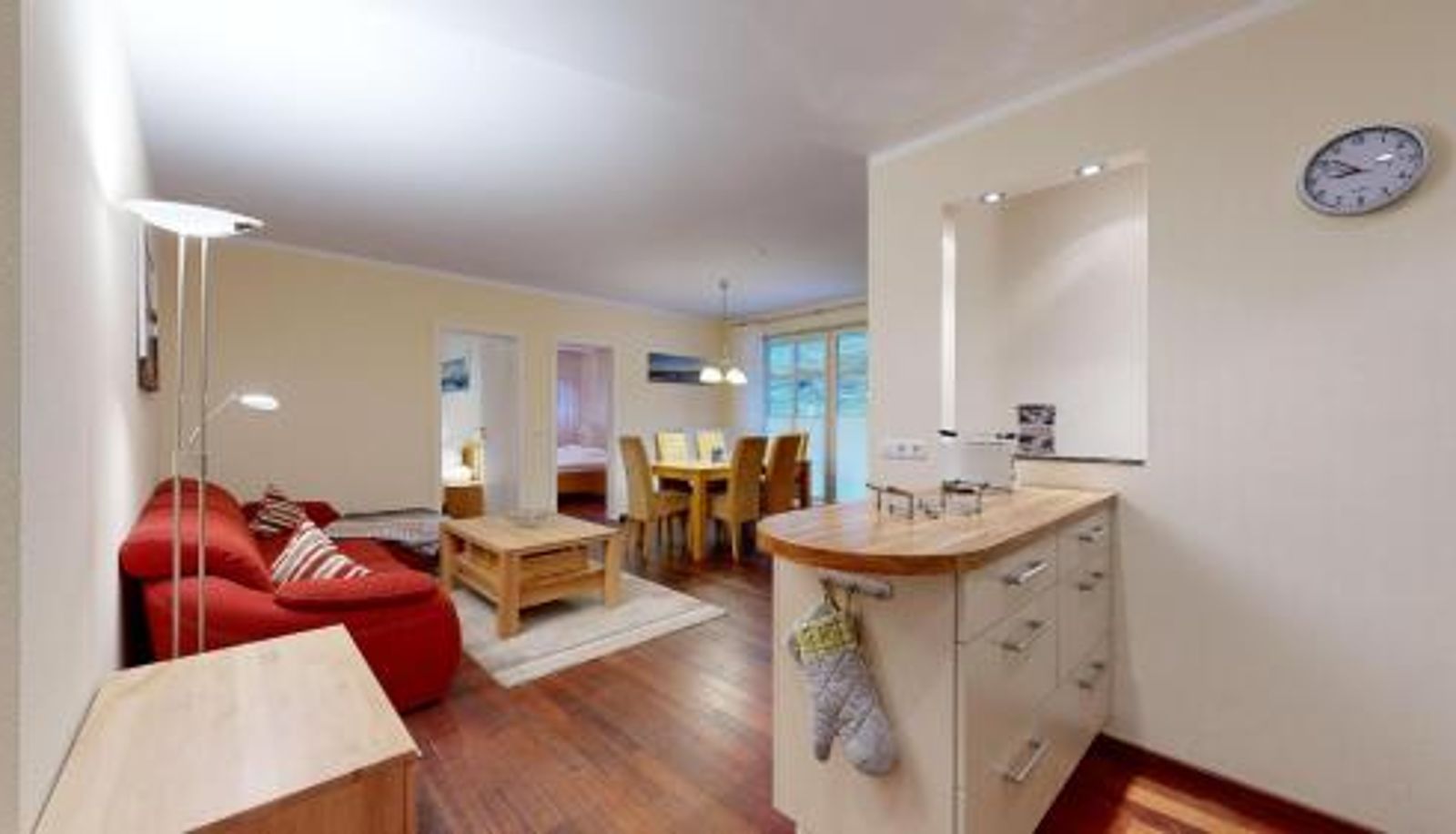 Apartment - Binz  Caspar David strandnahe FeWo mit 2 Schlafzimmern und Terrasse oder Balkon