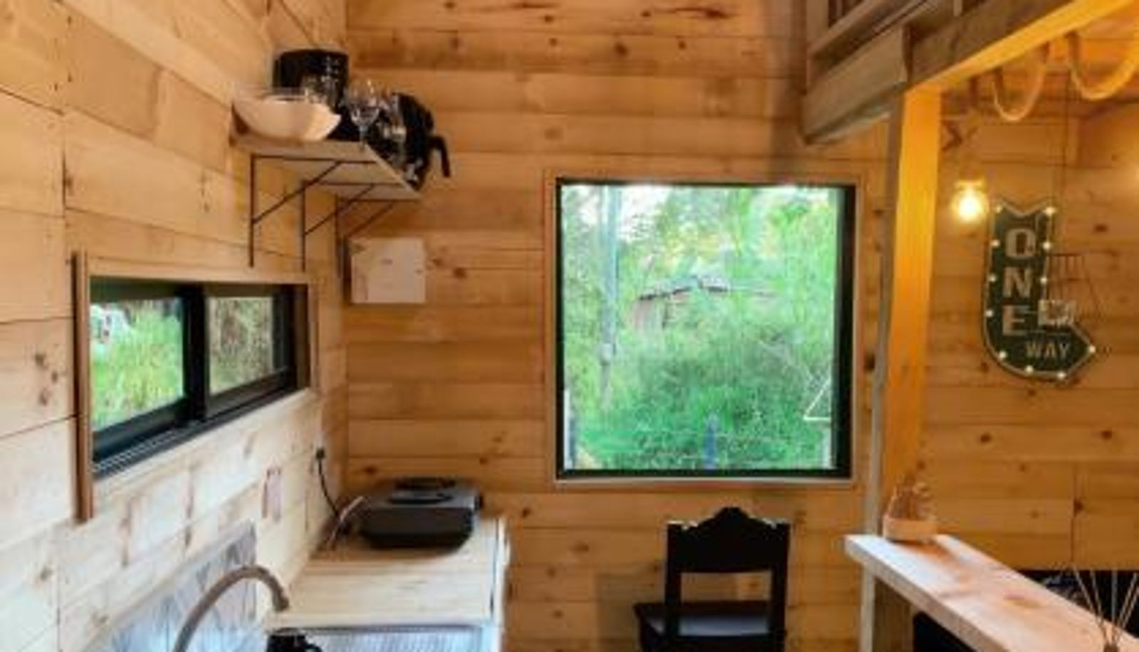 Kitchen - Cabaña con Jacuzzi privado/BBQ y Chimenea ecológica