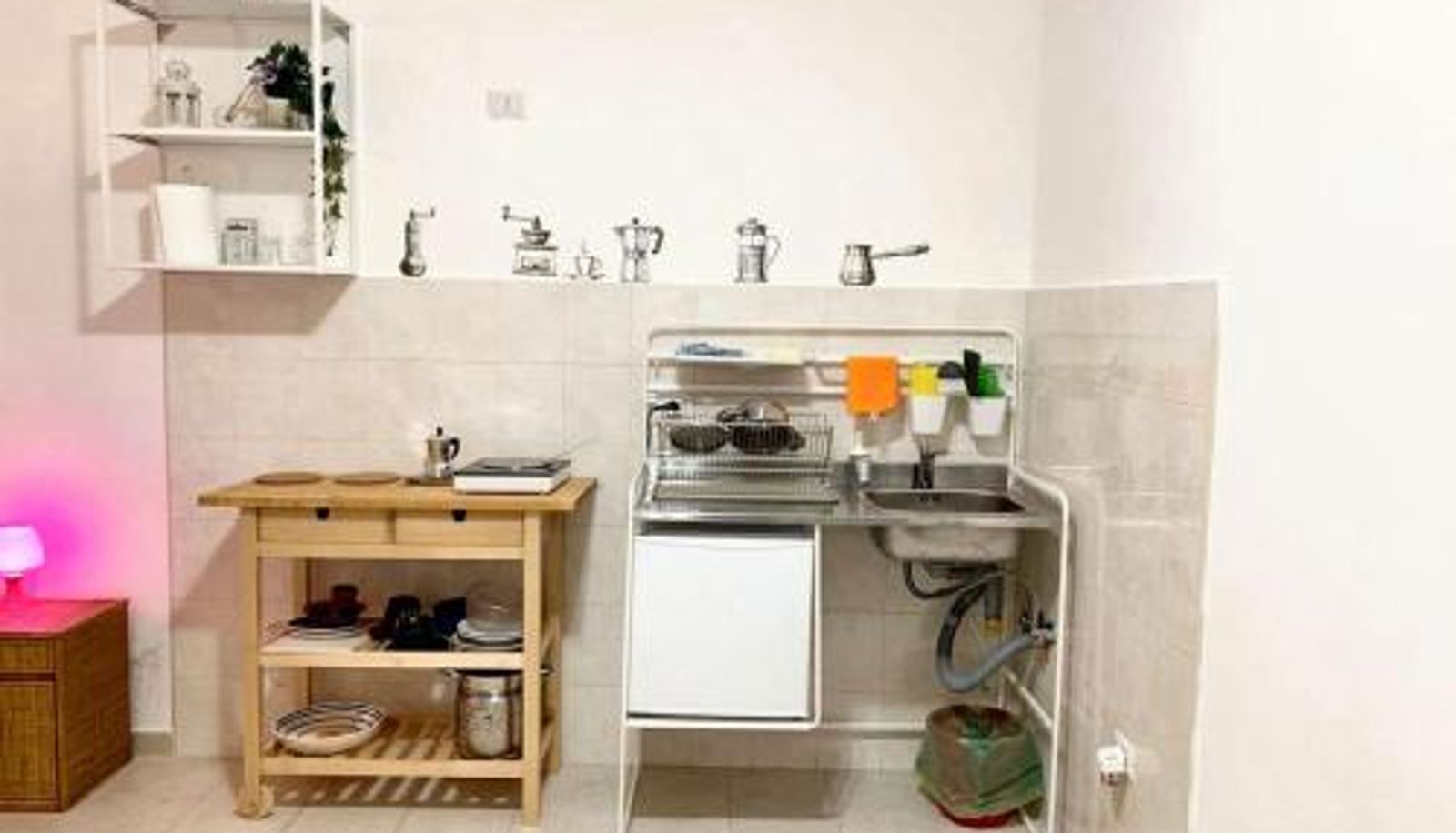 Küche - air conditioning  40 m²  historic centre Modern Studio in Bari