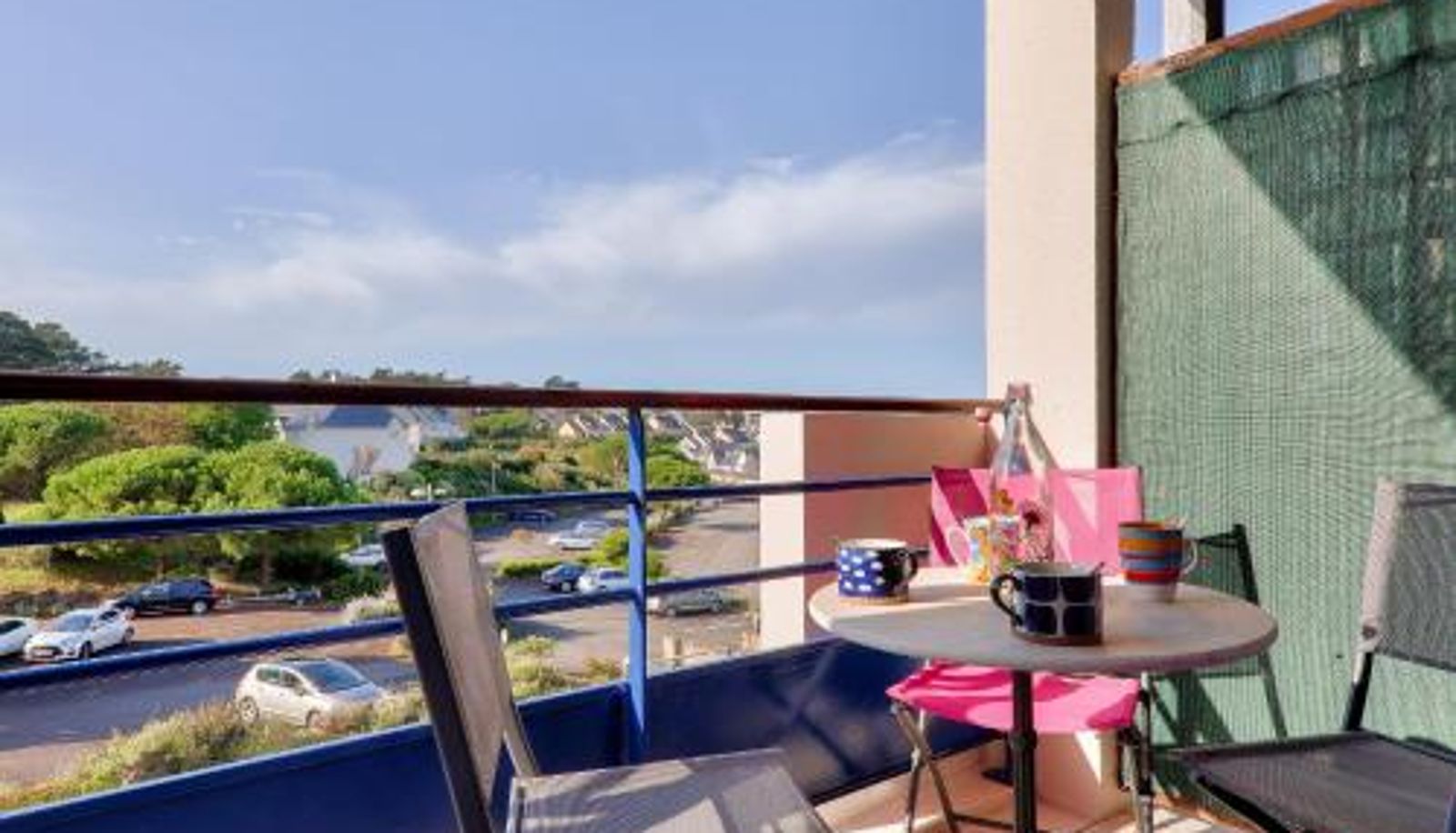 Terrace - Appartement pour 6 - 400 plage du Fogeo