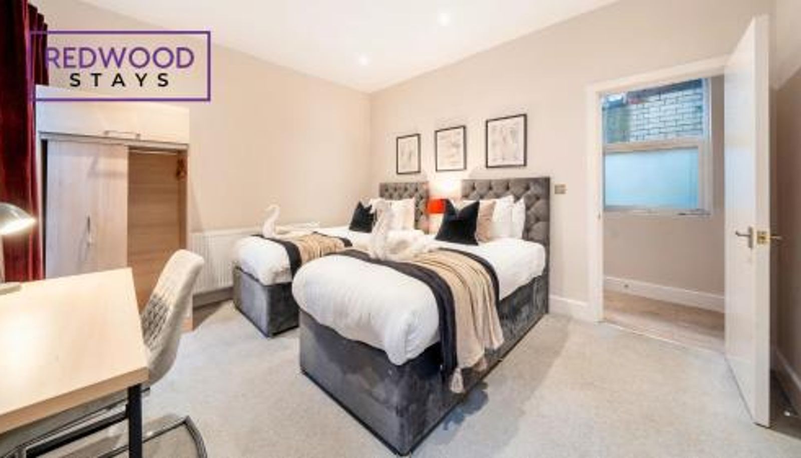 Appartement - Free WiFi & Netflix By Redwood Stays Everest Lodge Serviced Apartments for Contractors & Families