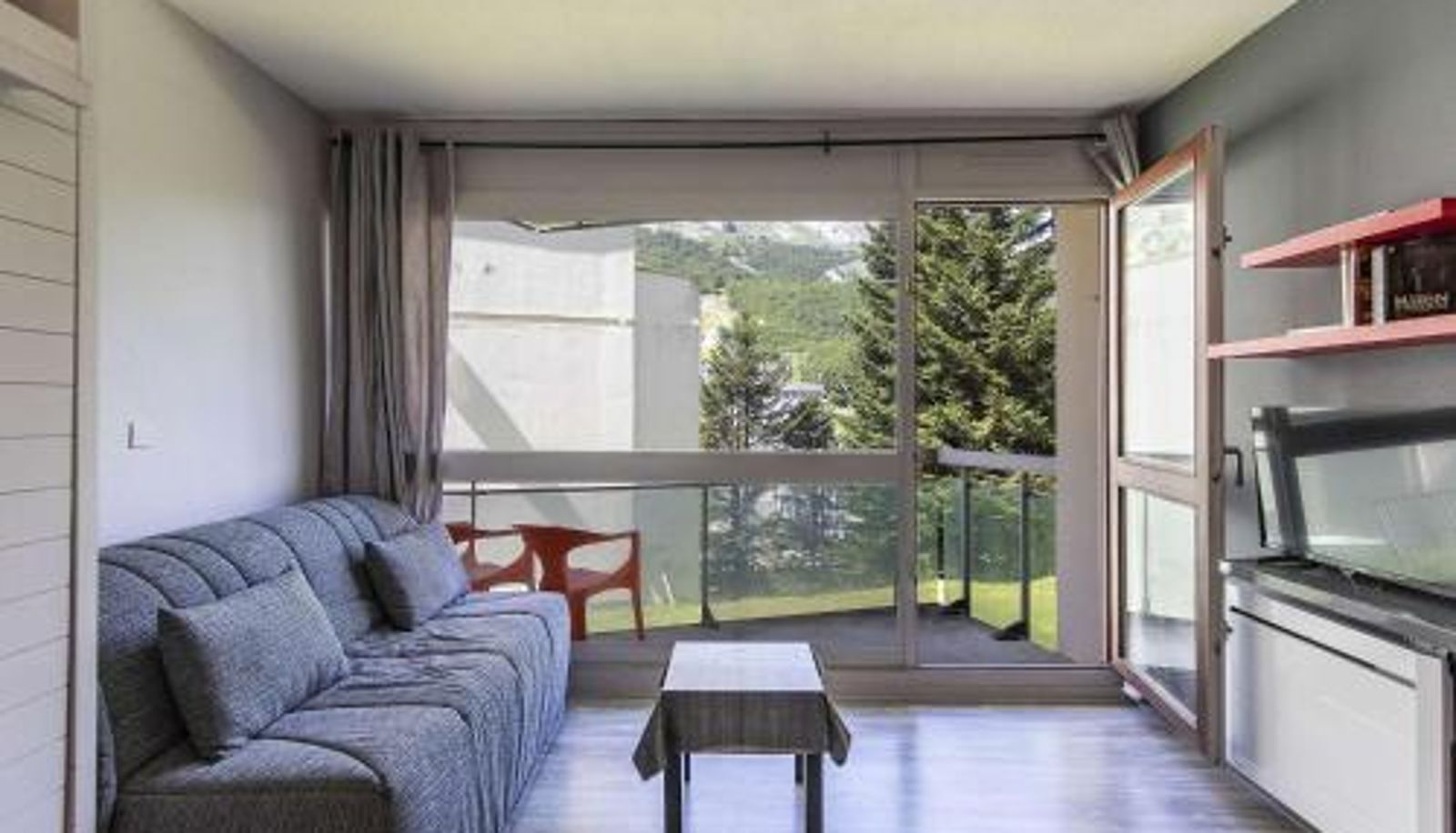 Standardzimmer - balcon et cheminée - FR-1-400-118 Studio 3 pers proche pistes