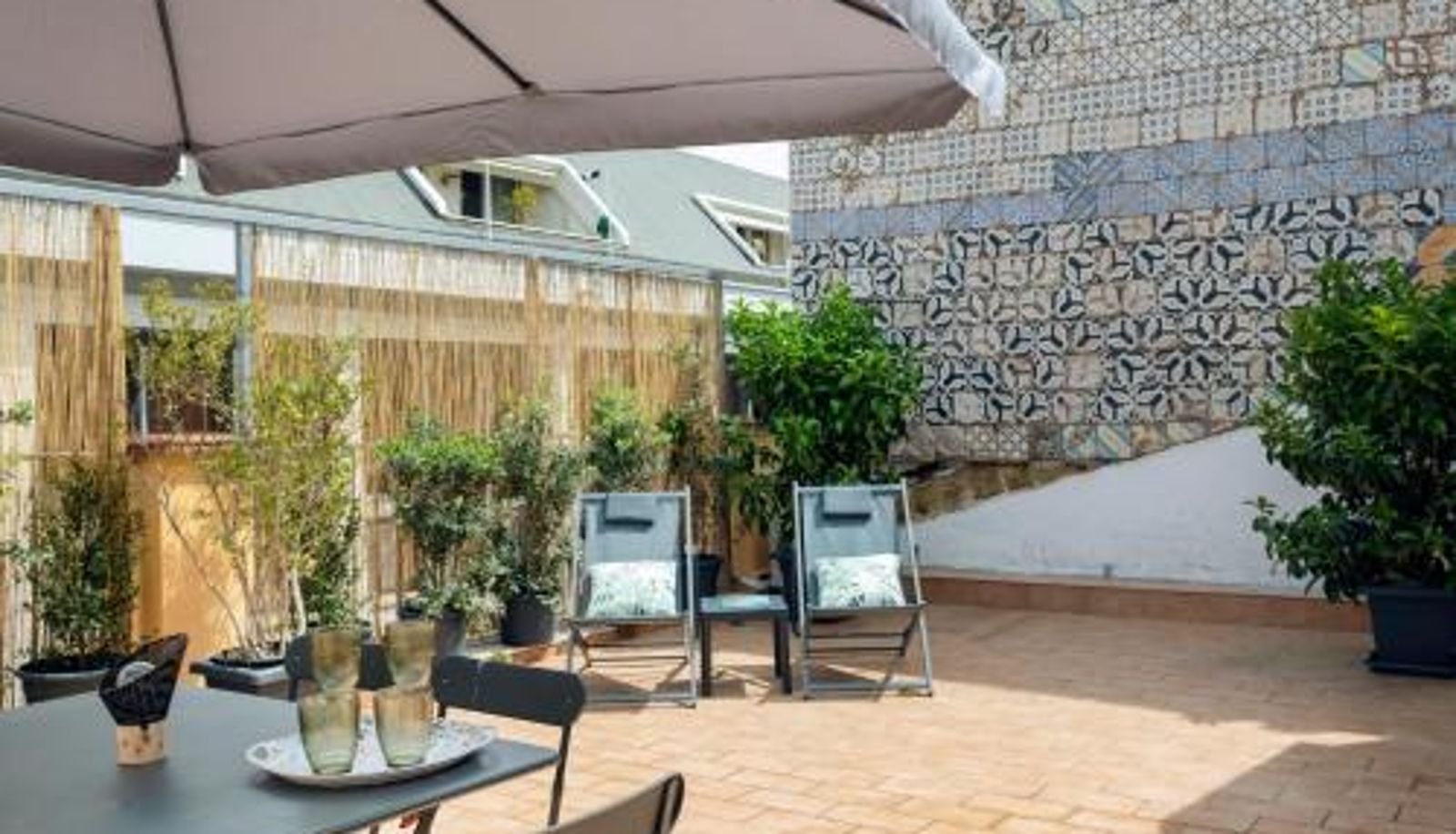 Terraza - Vicolo Paternò Apartments