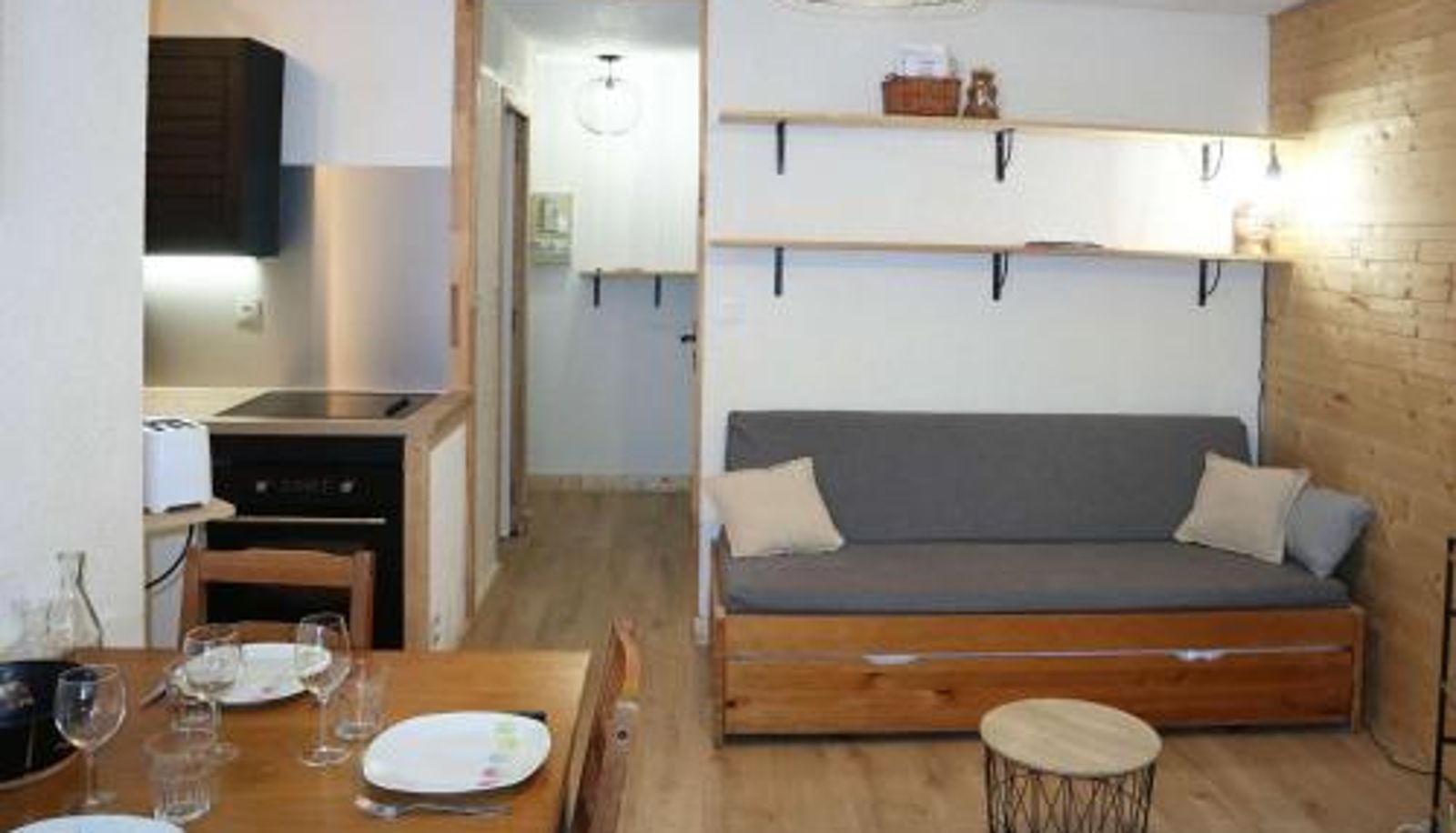 Info - Accès Pistes & Navette - Les Orres 1650 - FR-1-322-538  Balcon Sud Studio Confort 6 Pers