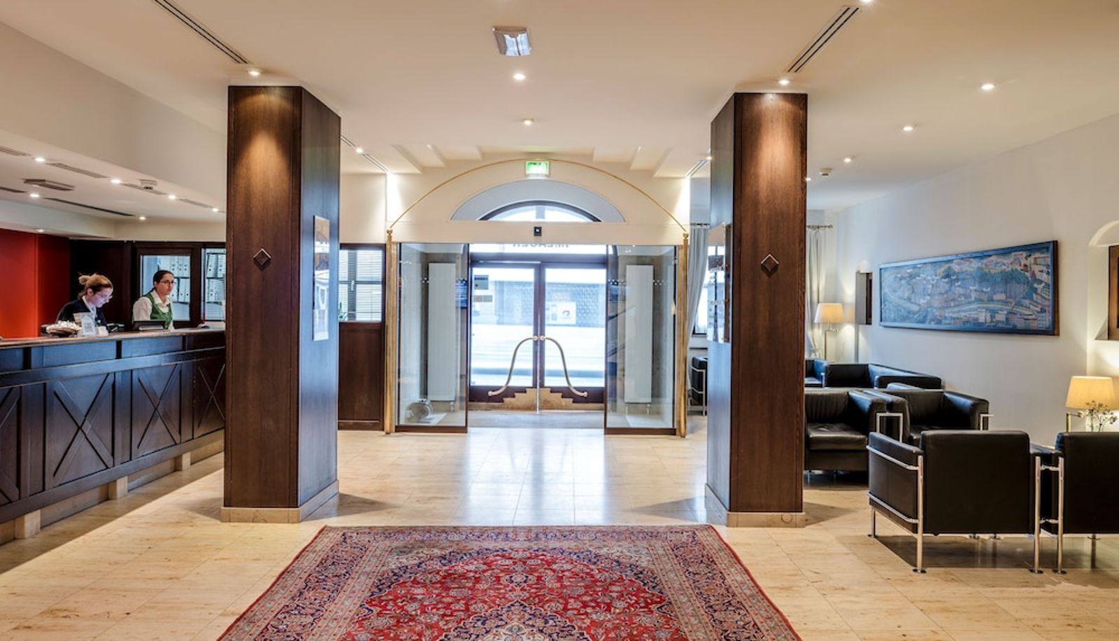 Reception - Hotel IMLAUER & Bräu