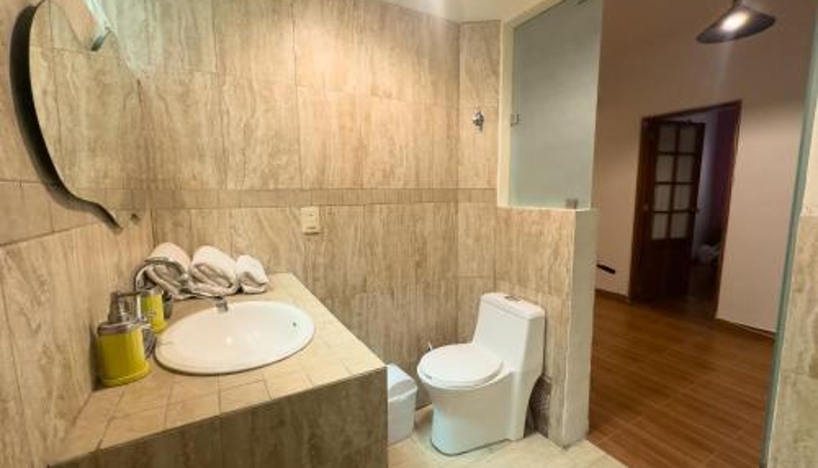 Bathroom - Loft en Roma Sur: Cama King Size