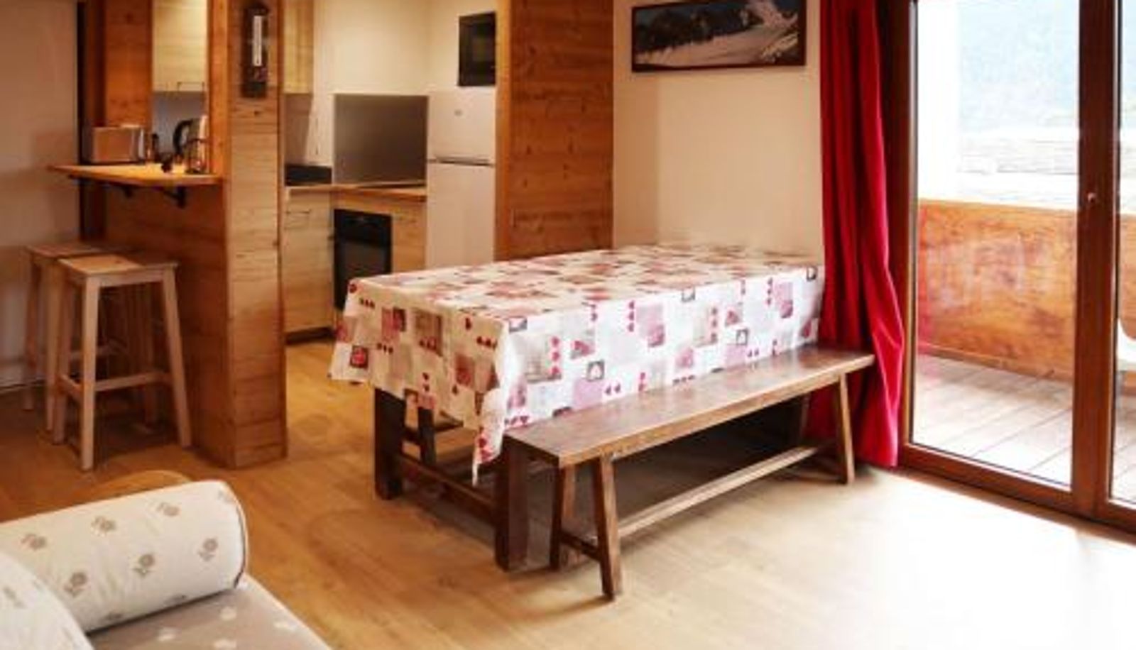 Camera standard - proche jardin d'enfants - FR-1-322-204  balcon Appartement ski-in/ski-out 6 pers