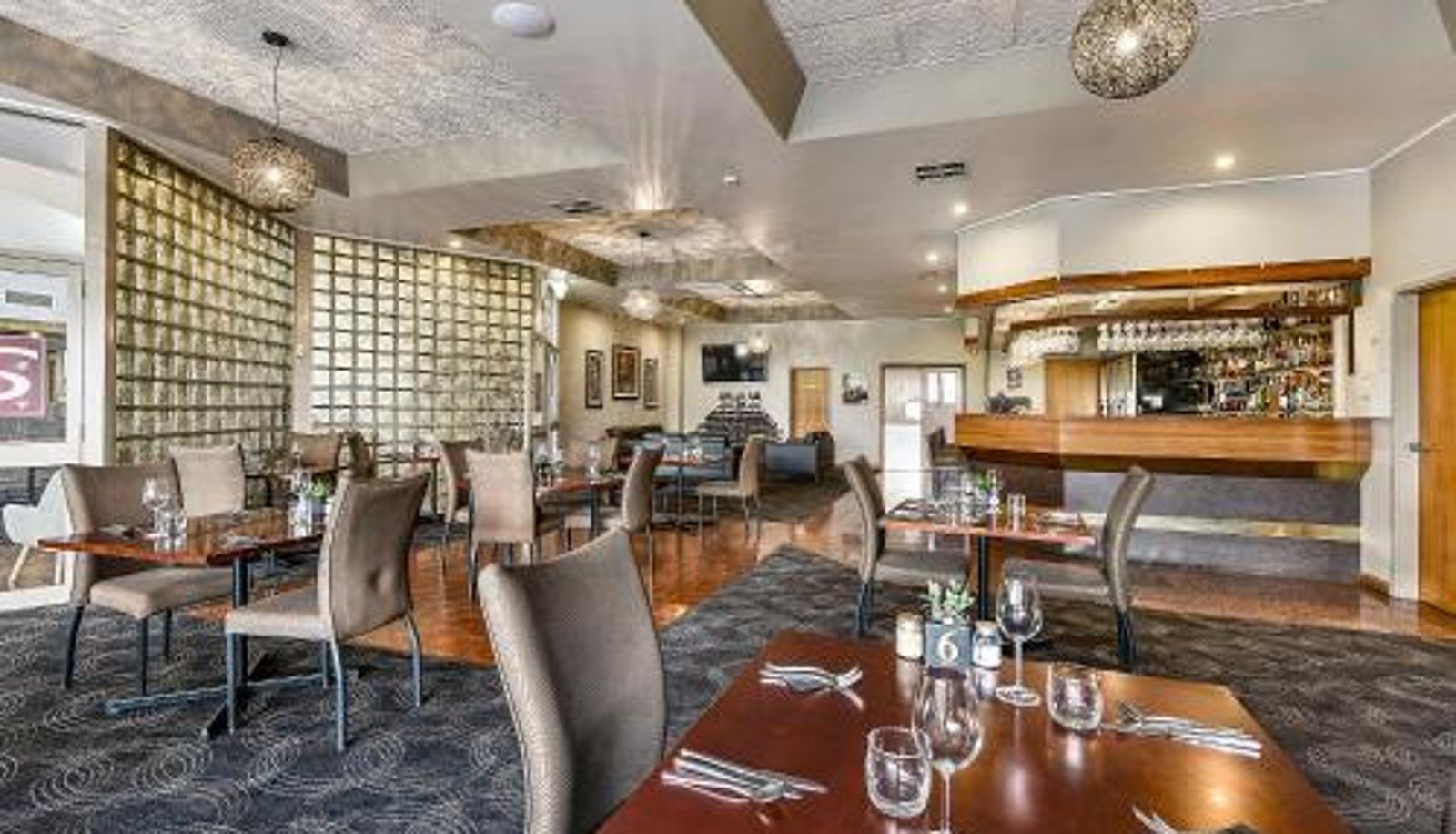 Frühstücksraum innerhalb des Restaurants - Southgate Motel