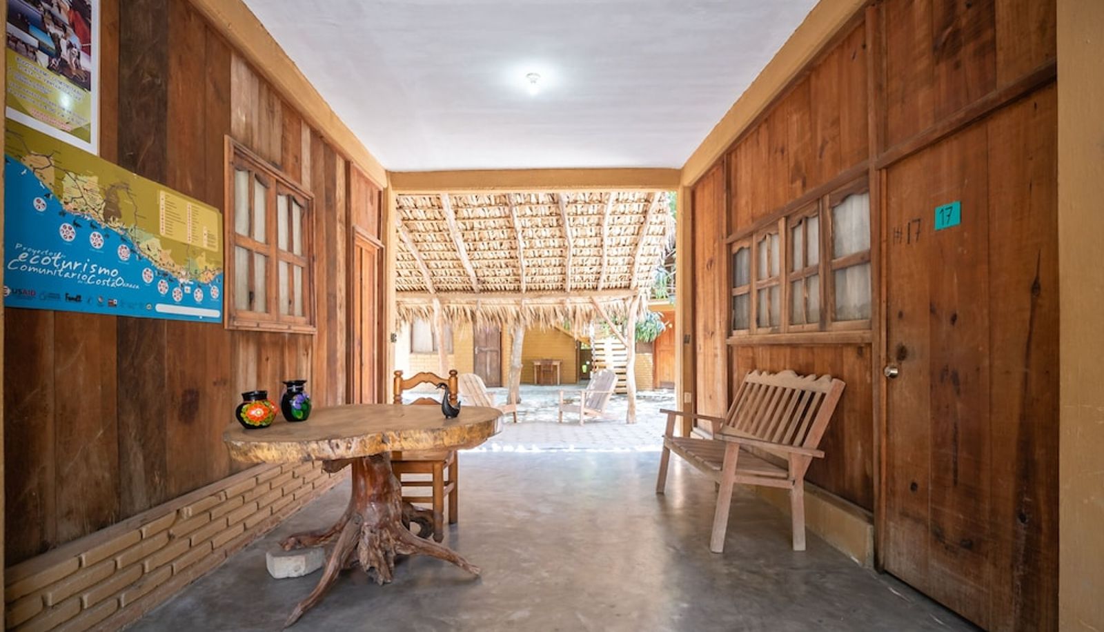 Hall - Mazunte OYO Cabañas Abril