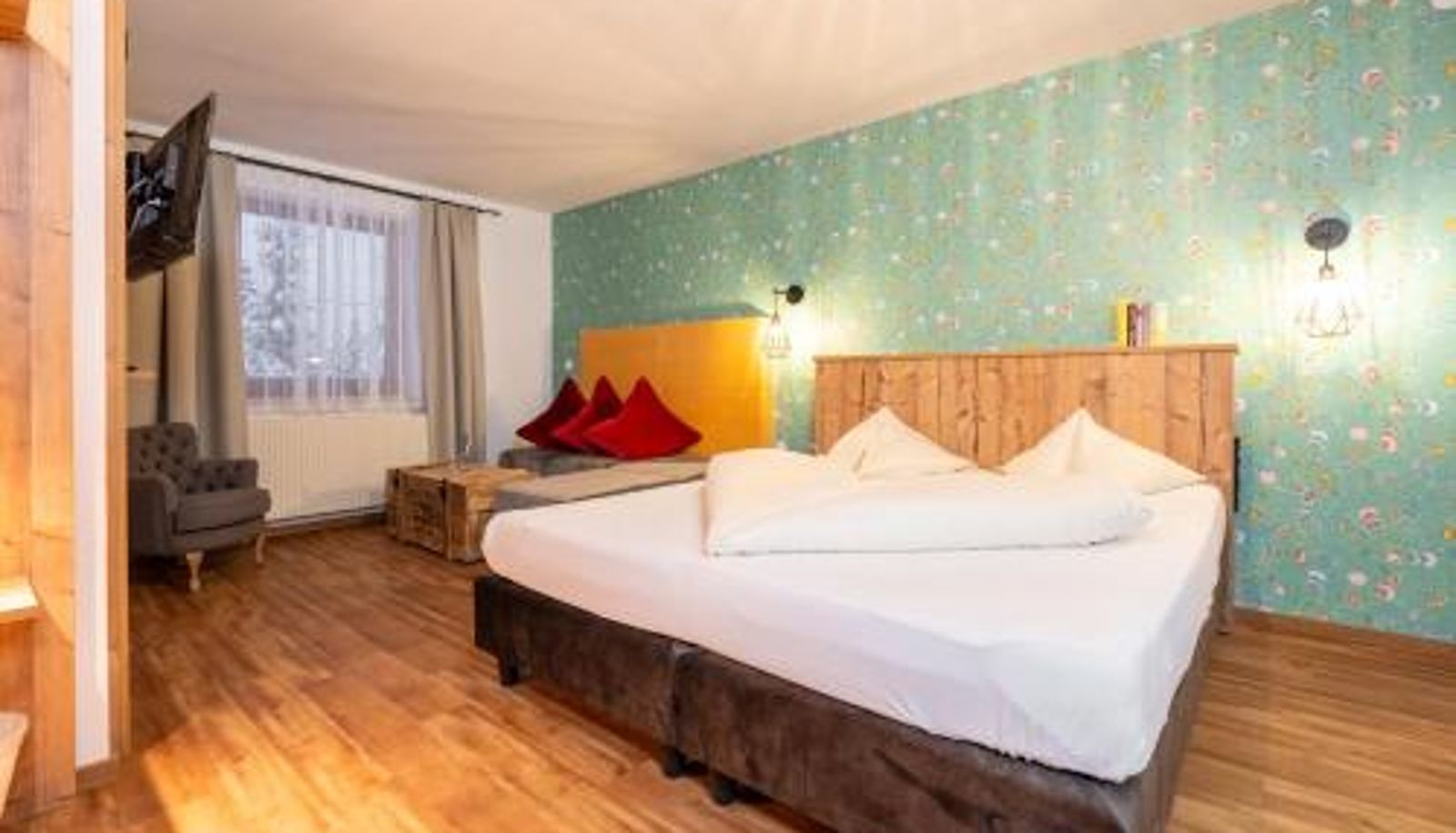 Chambre Familiale - Hotel Krone Tirol