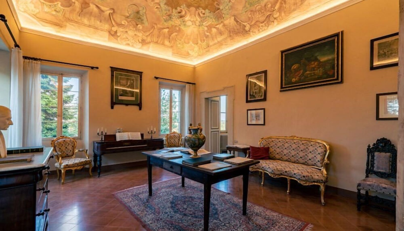 Vergaderruimte - Villa Cattani Stuart XVII secolo