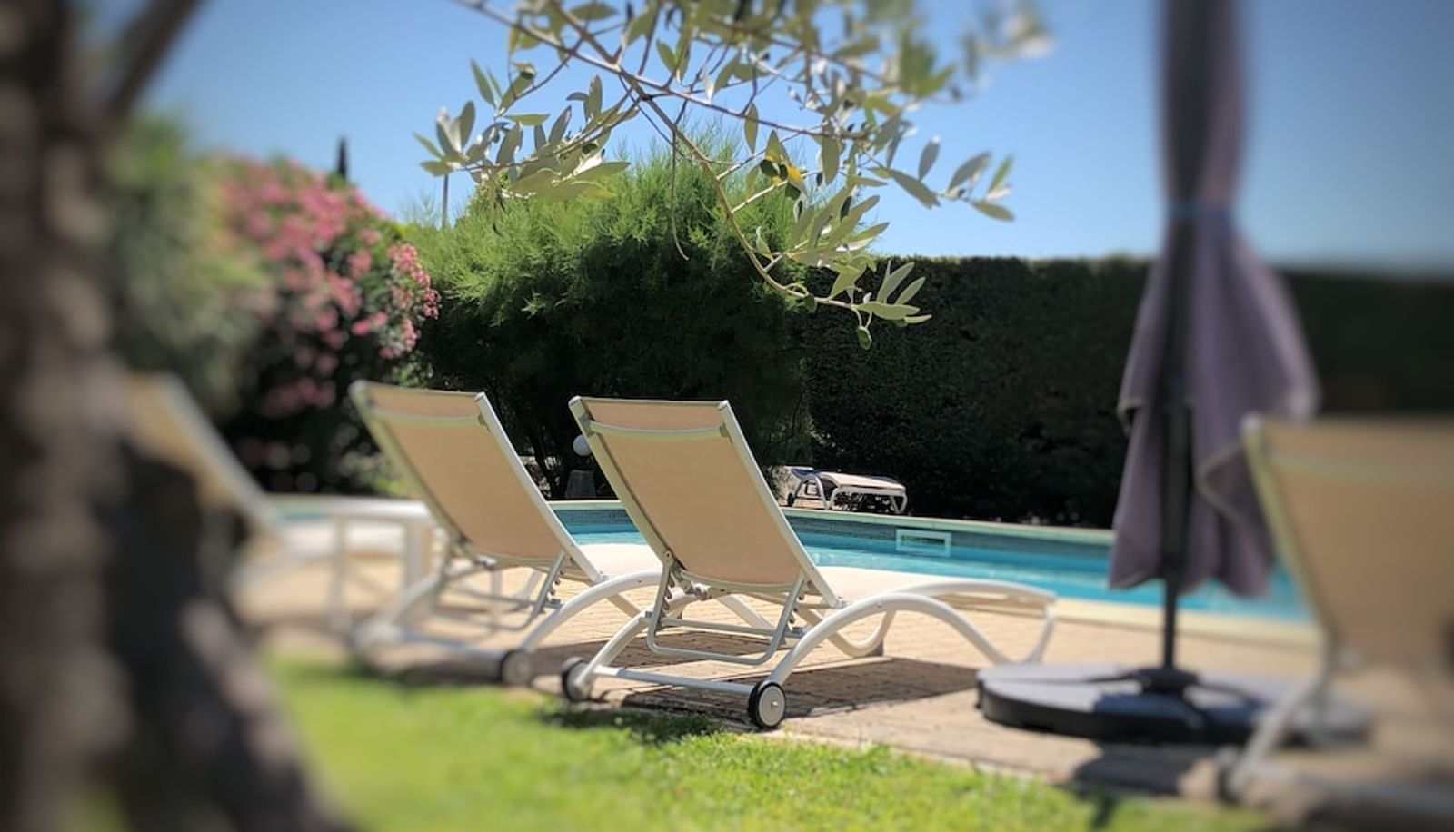 Zwembad - Le Pré du Moulin - Maison Alonso - Hôtel Restaurant