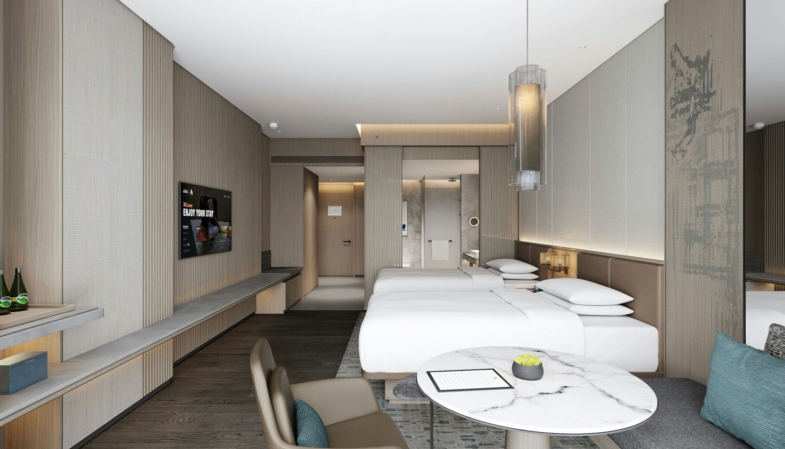 Zimmer - Huzhou Marriott Hotel Nanxun