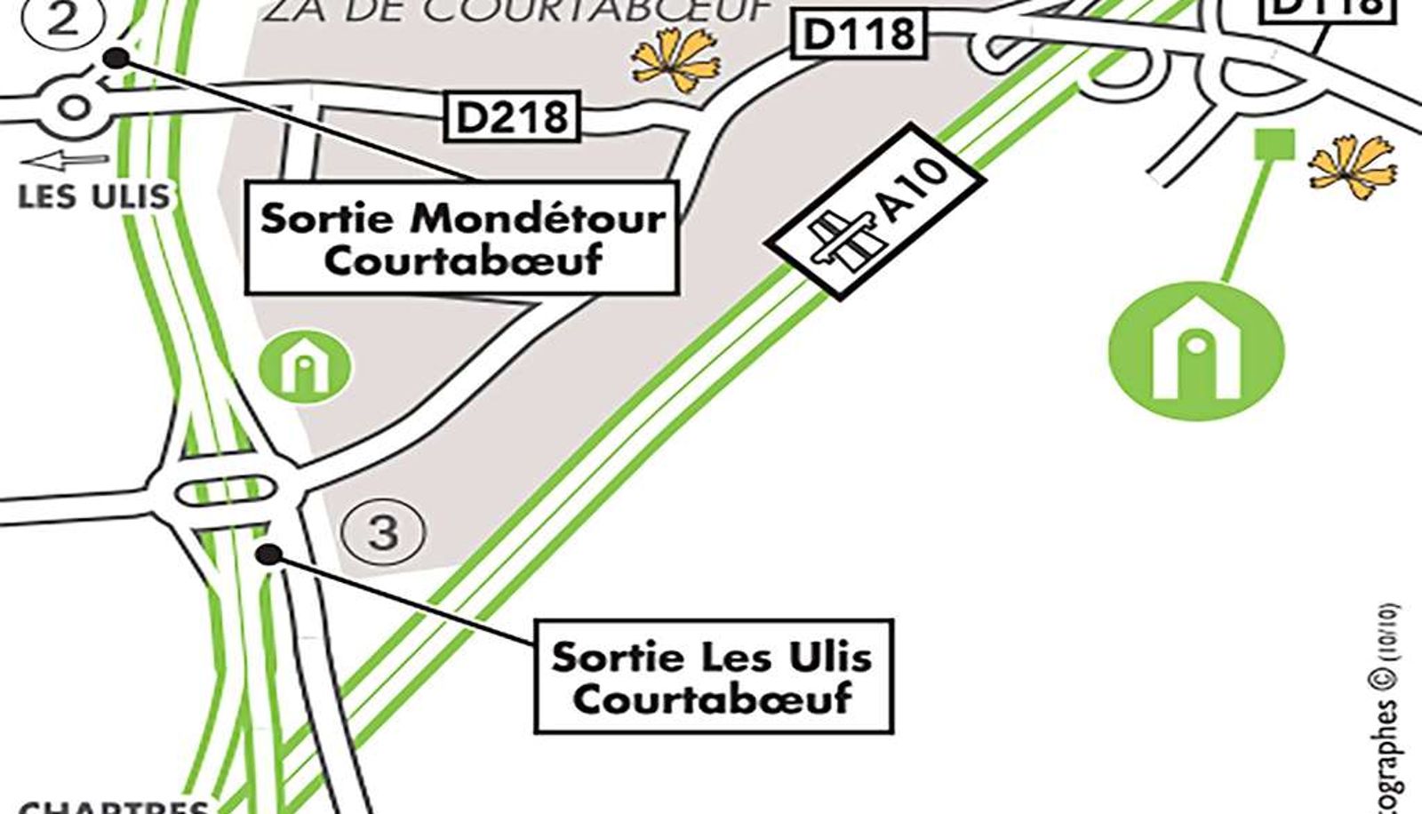 Info - CAMPANILE VILLEJUST - ZA COURTABOEUF
