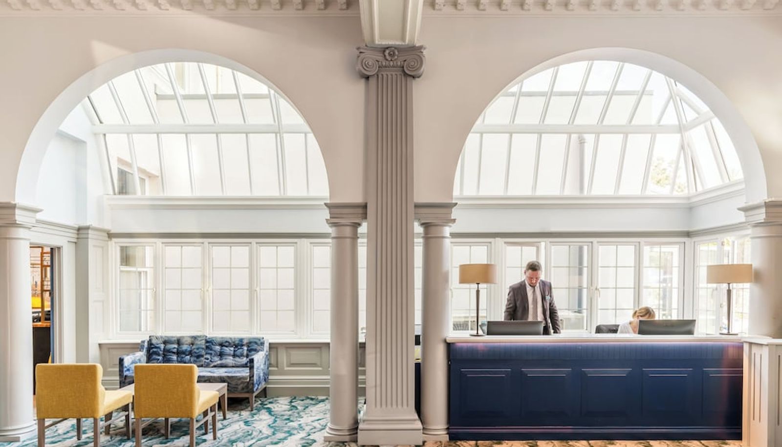Reception - The Headland Hotel & Spa