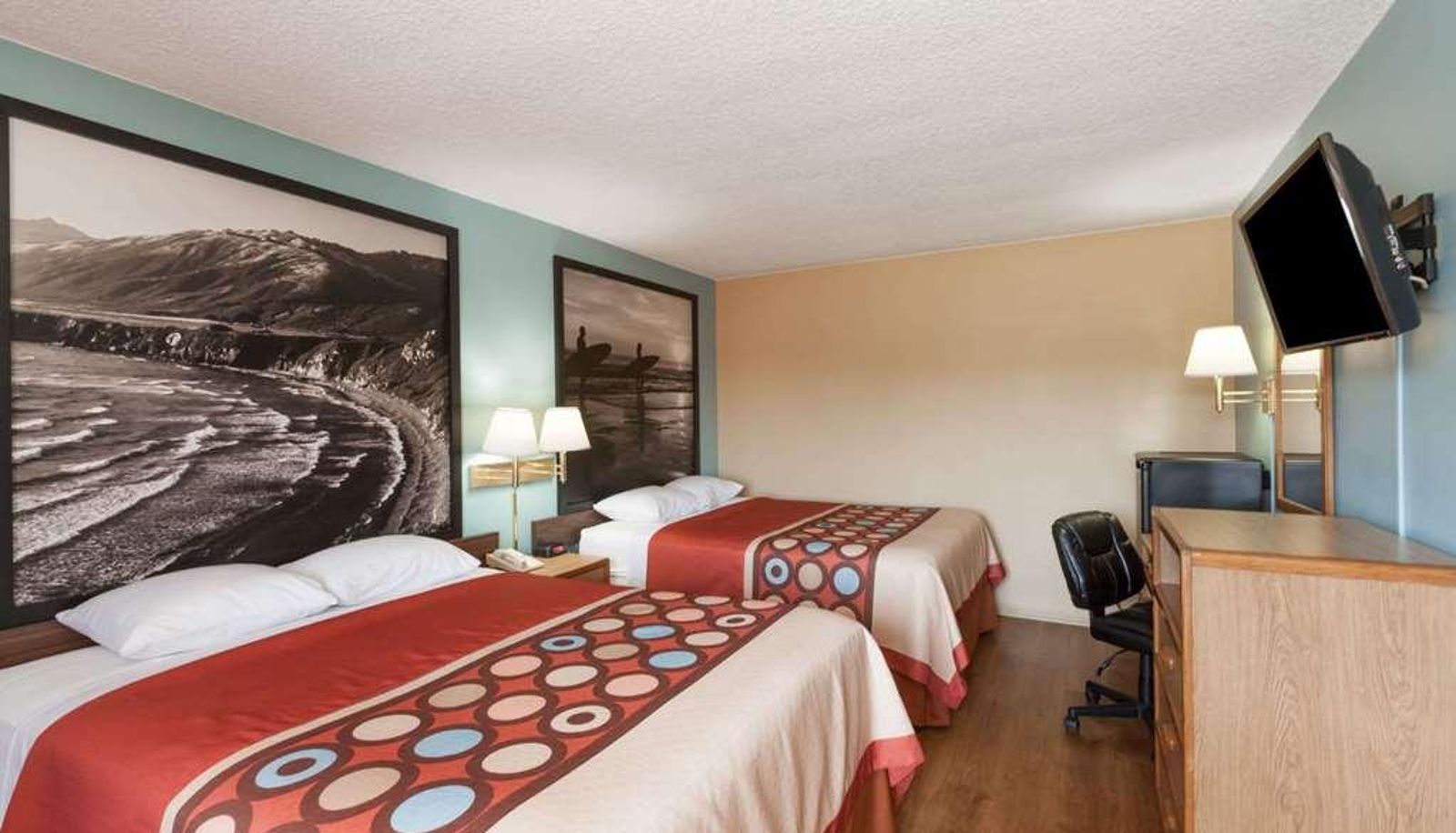 Vierbettzimmer - Super 8 by Wyndham Santa Barbara/Goleta