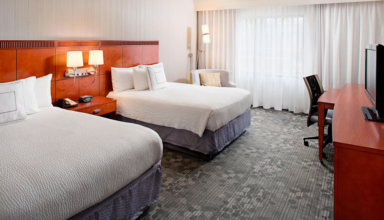 Chambre - Courtyard by Marriott Durham Near Duke University Downtown