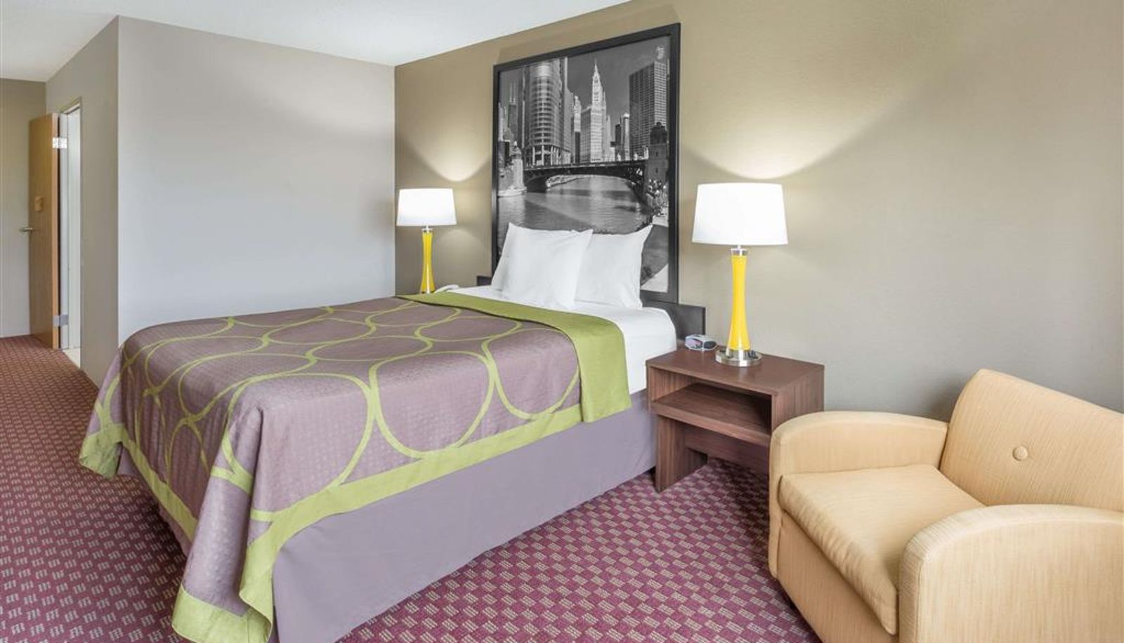 Chambre - Super 8 by Wyndham Hebron Lowell Area