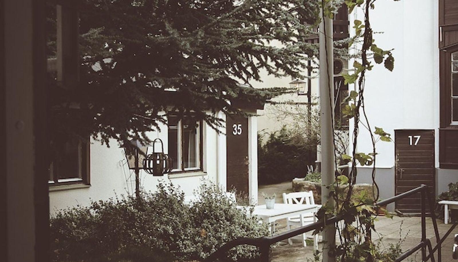 Taras - Hotell Villa Borgen