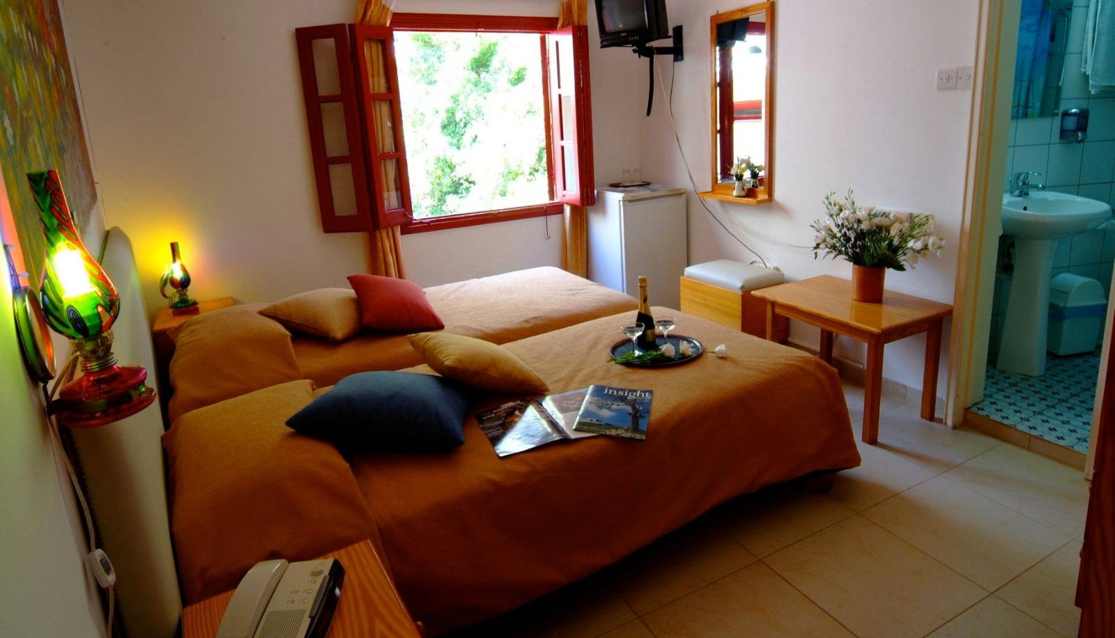 Chambre - Kiniras Traditional Hotel & Restaurant