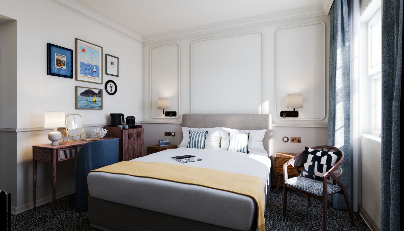 Habitación - The White Horses by Everly Collection