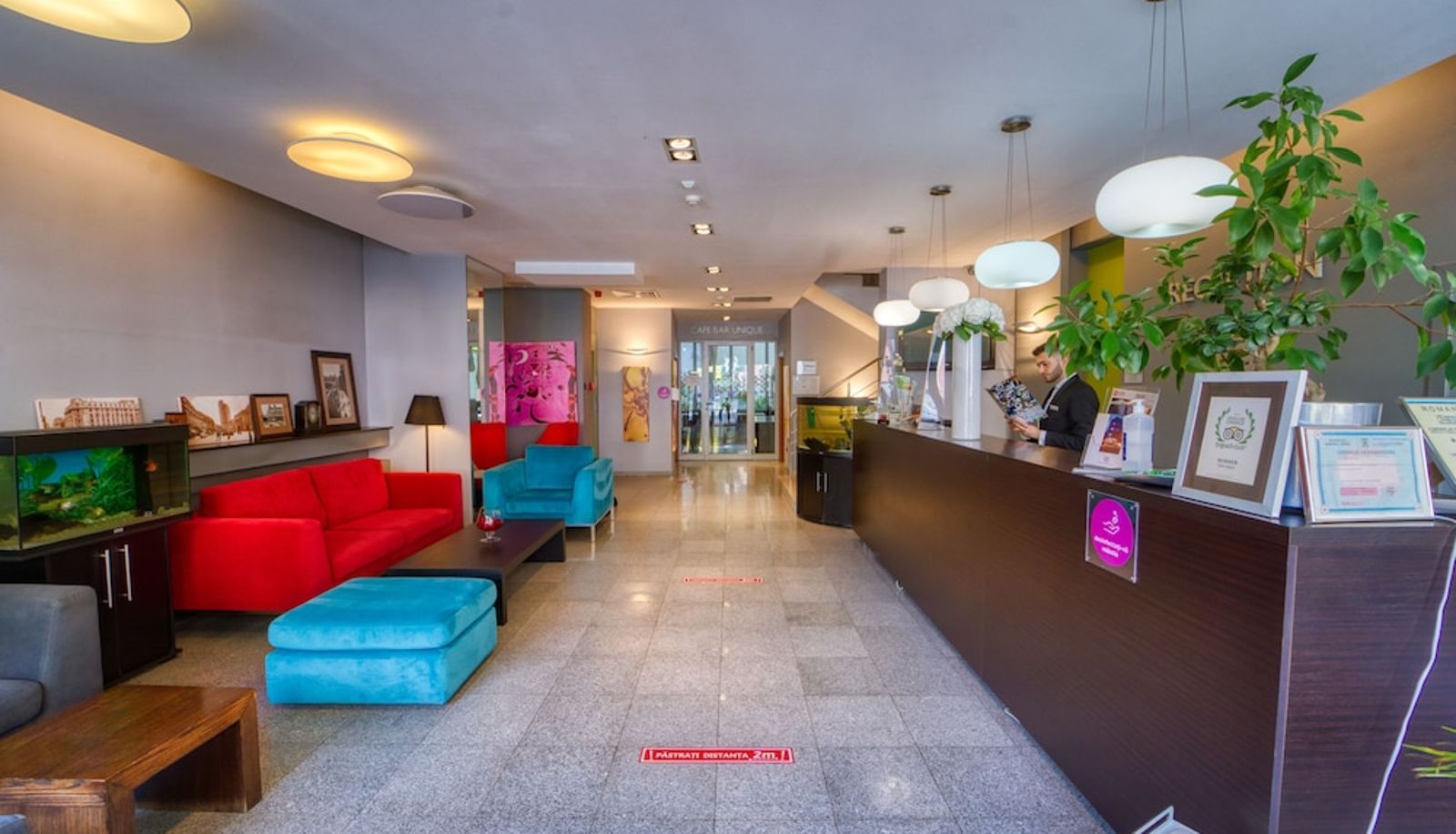 Recepcja - Unique Hotel Bucharest
