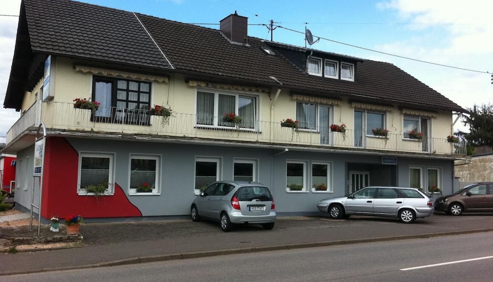 Buitenruimte van het hotel - Bürgerstuben Lebach