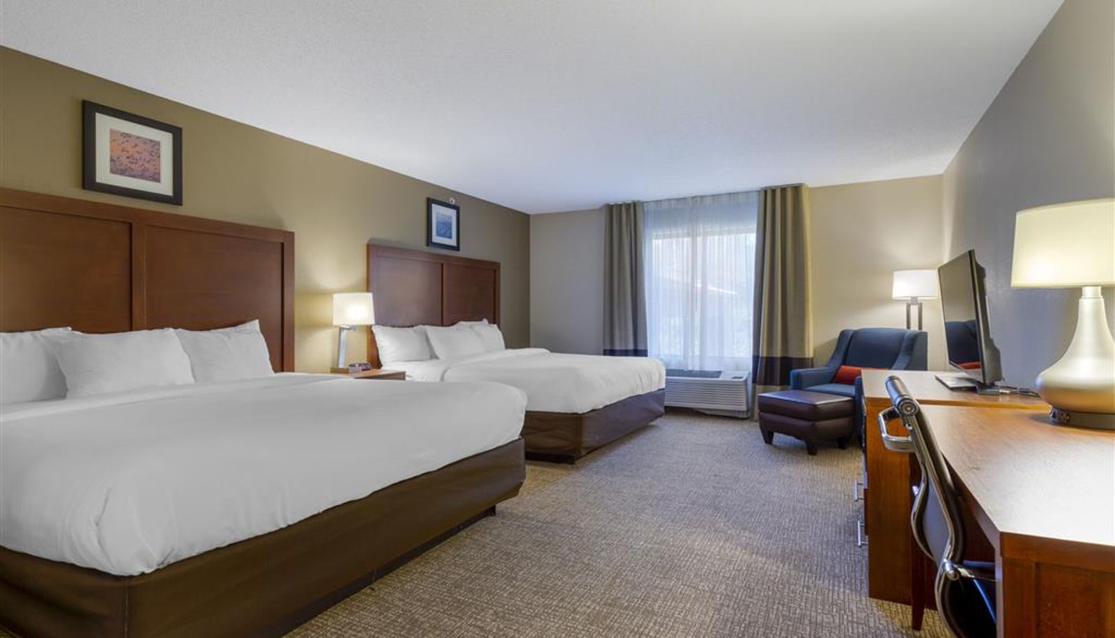 Chambre - Comfort Inn & Suites Cambridge