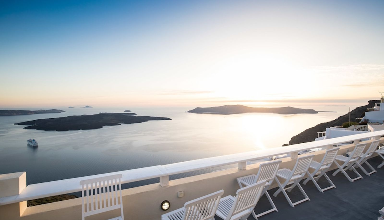 Basen - Villa Ilias Caldera Hotel