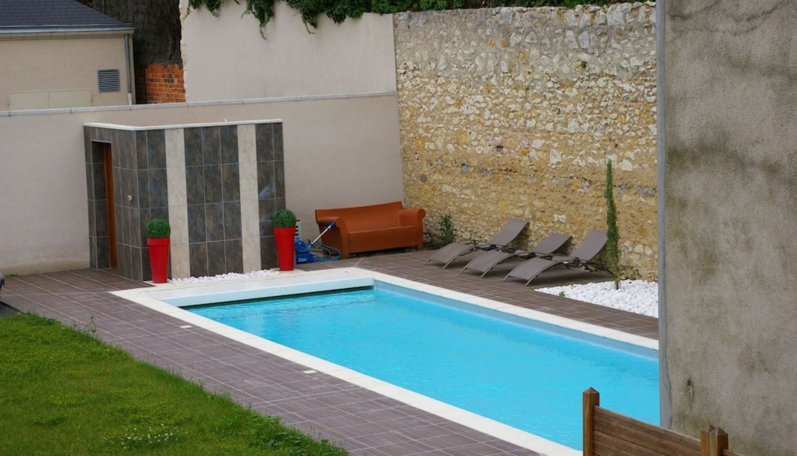 Zwembad - Logis Hotel Le Cheval Noir