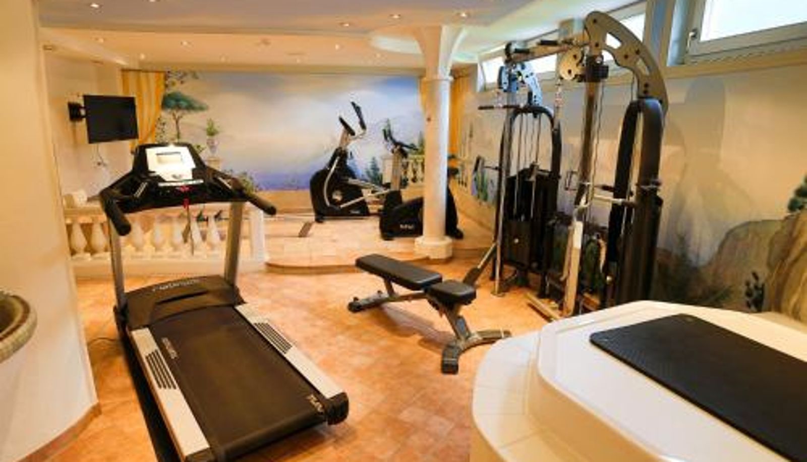 Zona de bienestar y gimnasio - Naturhotel Tandler