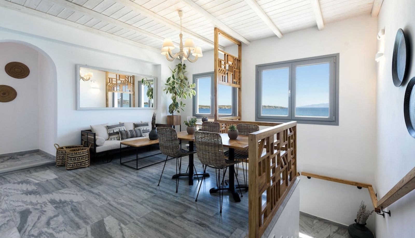 Hall - Blue Waves Suites & Apartments To Kyma