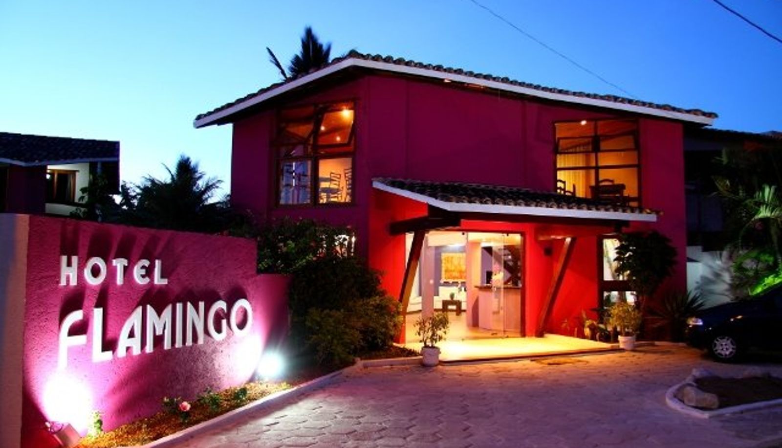 Außenansicht - Hotel Flamingo Beach
