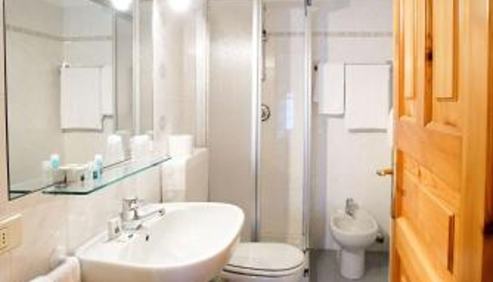 Badezimmer - Hotel Locanda Belvedere