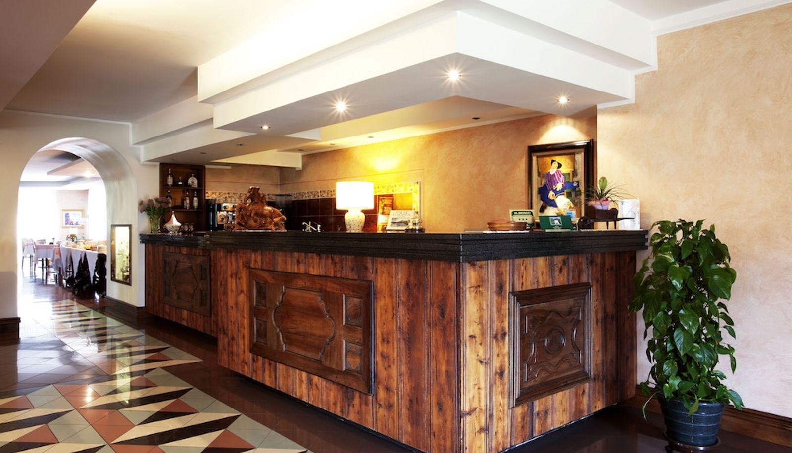 Reception - Hotel Diana Jardin et Spa
